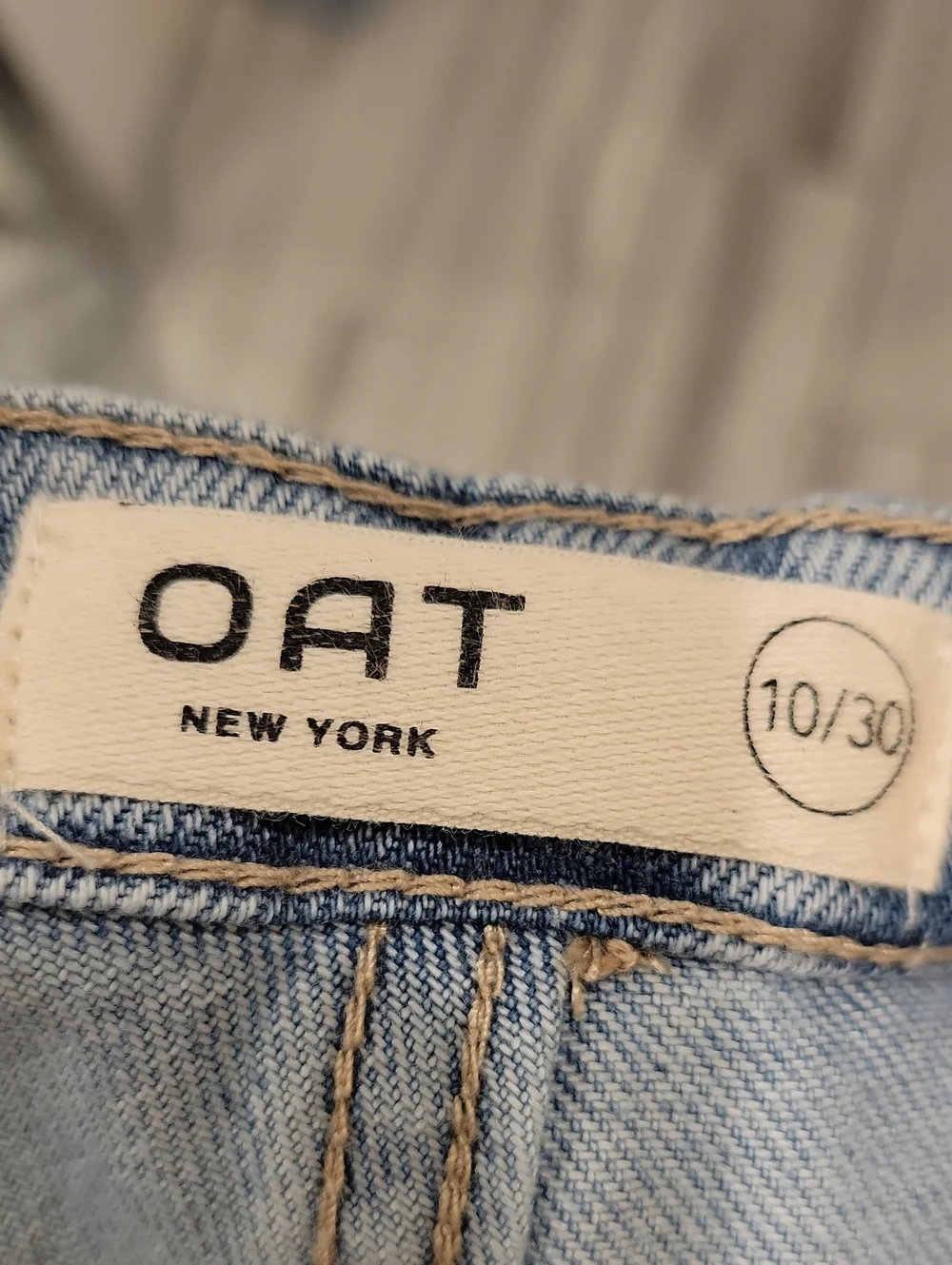 Oat New York Light Blue Denim Shorts